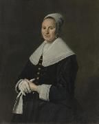 Frans Hals Portrait of woman with gloves. oil painting picture wholesale